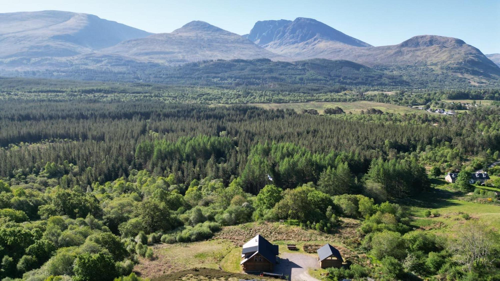 Wild Nurture Eco Luxury Offgrid Log Cabin Fort William Exterior foto