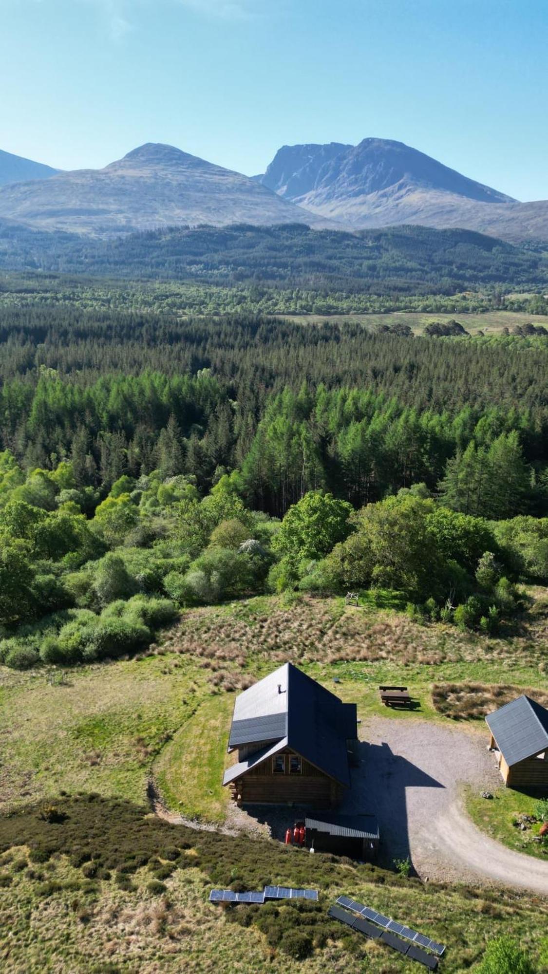 Wild Nurture Eco Luxury Offgrid Log Cabin Fort William Exterior foto
